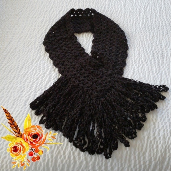 Accessories - Handmade Black Scarf